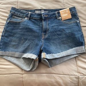 Denim Shorts Dark Blue Route 66 size 14